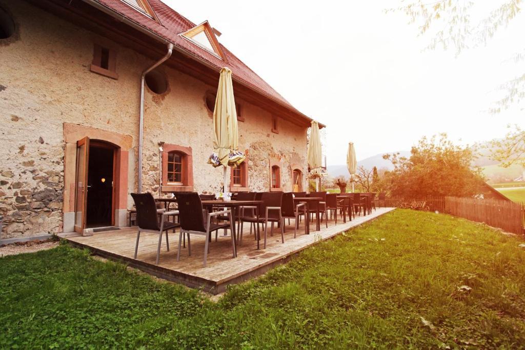 Hotel Rainhof Scheune & Naturpark Restaurant 키르히자르텐 외부 사진